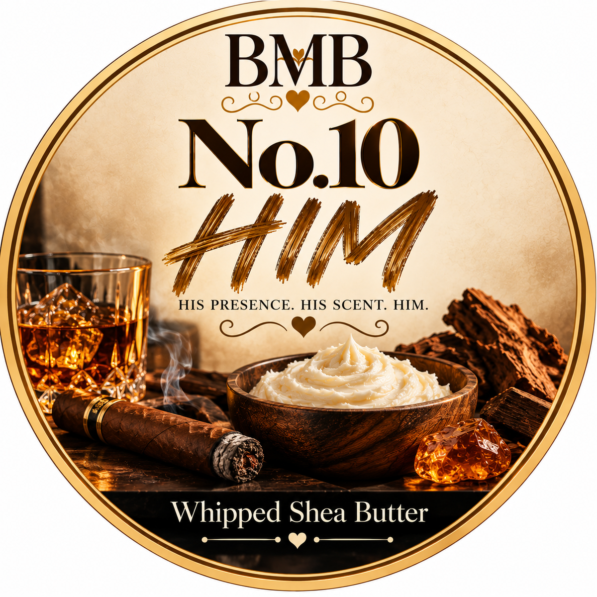 No. 10 HIM - Whipped Shea Butter 4oz jar | Butter Me Brandi