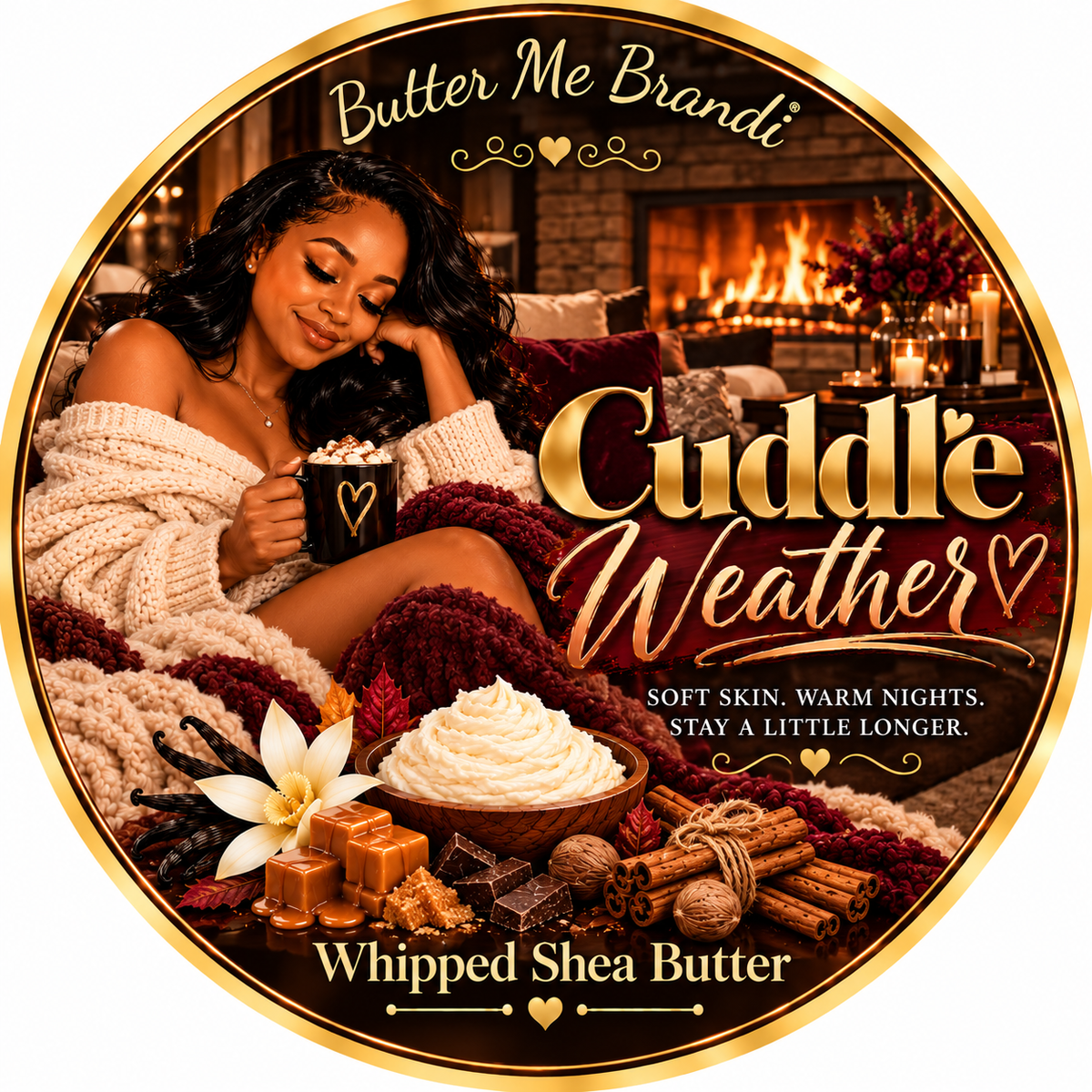 Cuddle Weather - Whipped Shea Butter 4oz jar | Butter Me Brandi